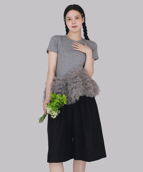 Orphina Ruffle Hem Top