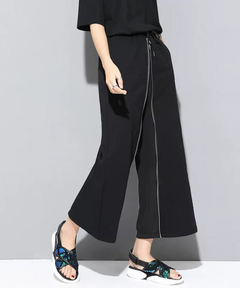 Center Zip Wide Pants