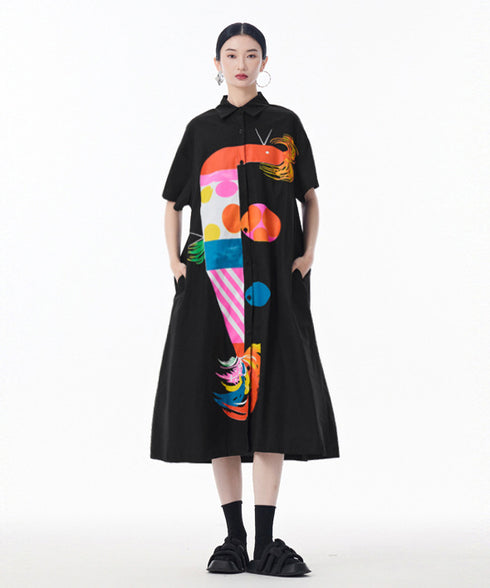 Color Parade Shirt Dress