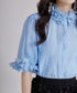 Flower Sleeve Blouse