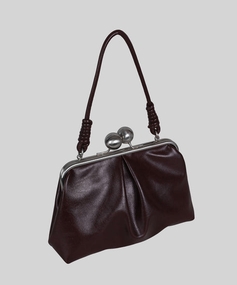 Metal Clasp Soft Bag