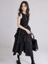 Frill Layered Combination Dress