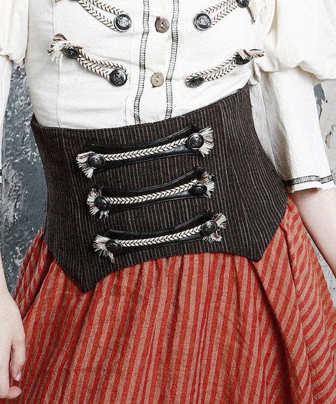 Cord Frame Corset Belt