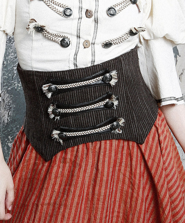 Cord Frame Corset Belt