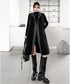 Hood Frame Long Vest