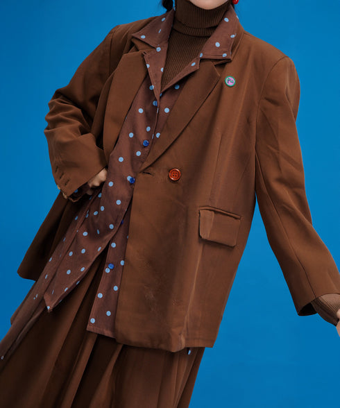 Retro Dot Layer Brown Series