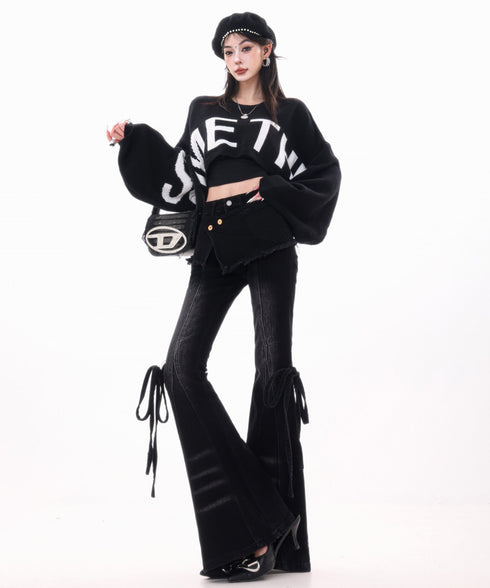 Bicolor Zip Top & Skirt Co-ord