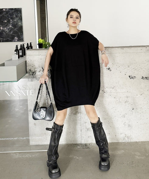 Balloon Silhouette Dress