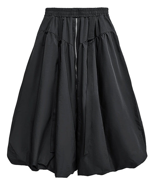 Front Zip Balloon Skirt