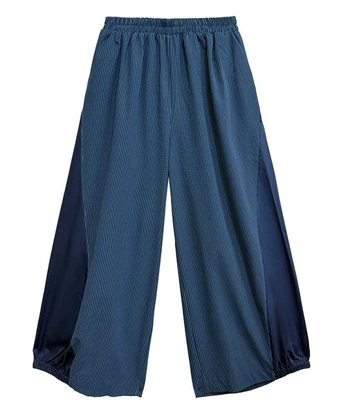 Pleated Contrast Volume Pants