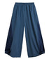Pleated Contrast Volume Pants