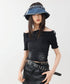 Denim Belt Visor
