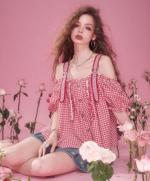 Cherry Picnic Top