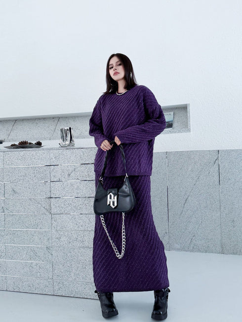 Diagonal Knit Texture Series