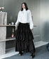 Layered Volume Maxi Skirt