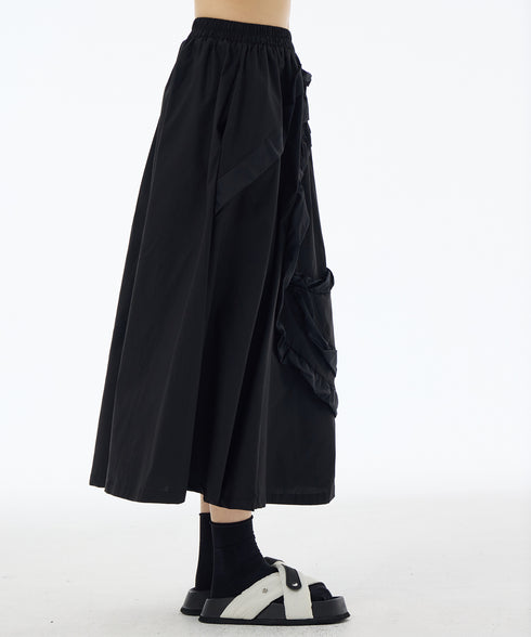 Circular Tape Embroidery Skirt