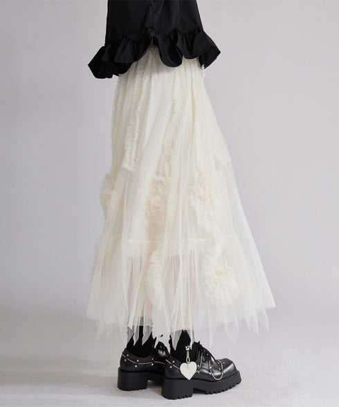 Tulip Layered Tulle Skirt