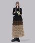 Cascade Frill Long Skirt