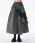 Layered Mesh Flap Skirt