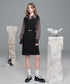 Check Layer Knit Dress