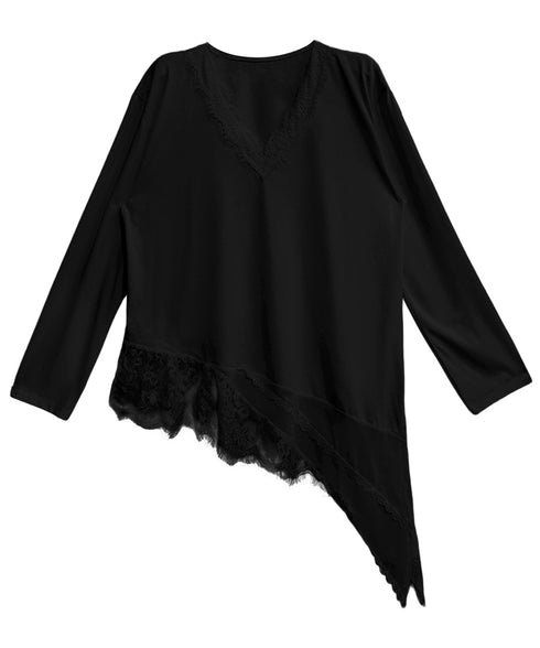 Mirevane Angled Hem Top