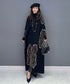 Floral Motif Knit Long Dress