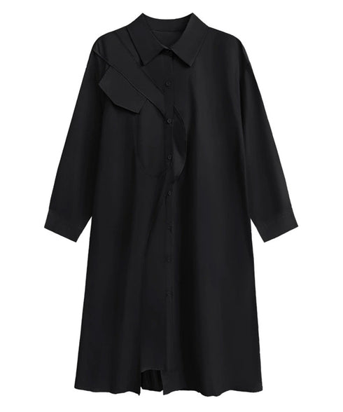 Curved Line Shirt Dress