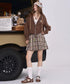 Mocha Crop Hoodie
