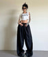 Lace Line Wide Pants