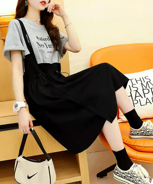 Pleat Flow Dress