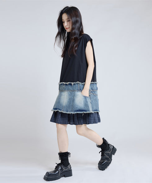 Layer Trim Dress