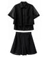 Mesh Layer Blouse & Shorts Co-ord