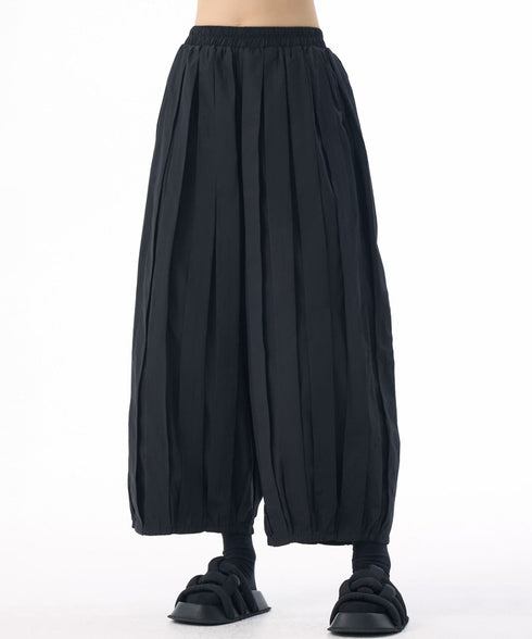 Pleated Volume Balloon Pants