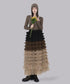 Cascade Frill Long Skirt
