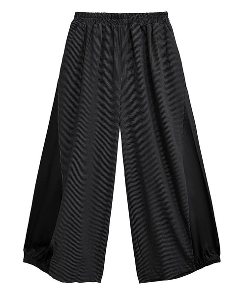 Pleated Contrast Volume Pants