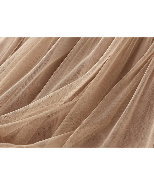 Volume Tiered Tulle Maxi Skirt