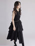 Frill Layered Combination Dress