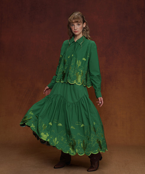 Cactus Embroidery Series