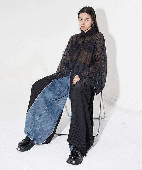 Panel Pleat Pants