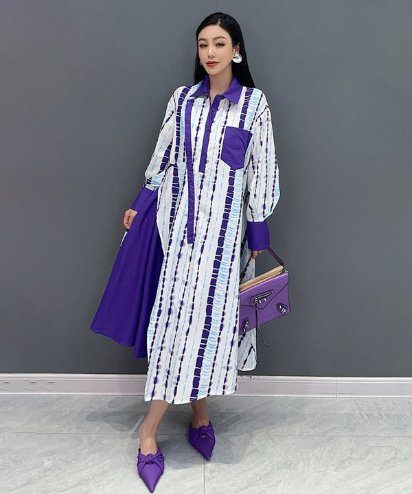 Colorful Graphic Polo Top