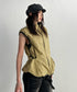 Grid Zip Vest