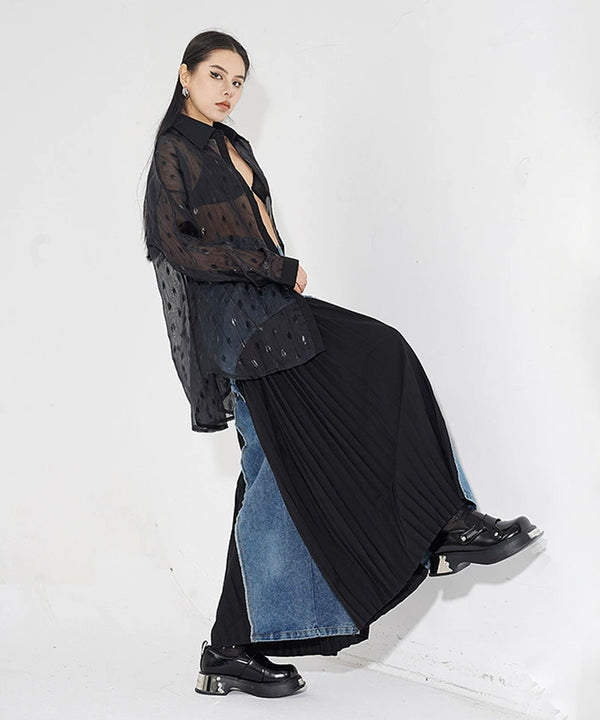 Panel Pleat Pants