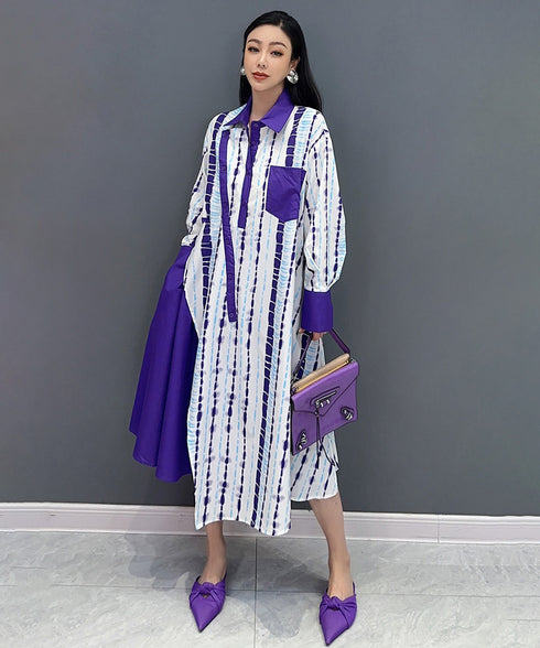 Colorful Graphic Polo Top