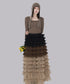 Cascade Frill Long Skirt