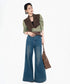 Wide Flare Denim Pants