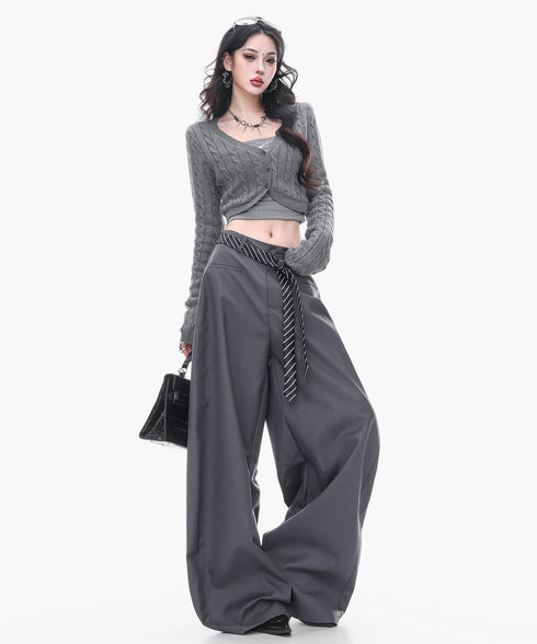 Structured Volume Wide Pants