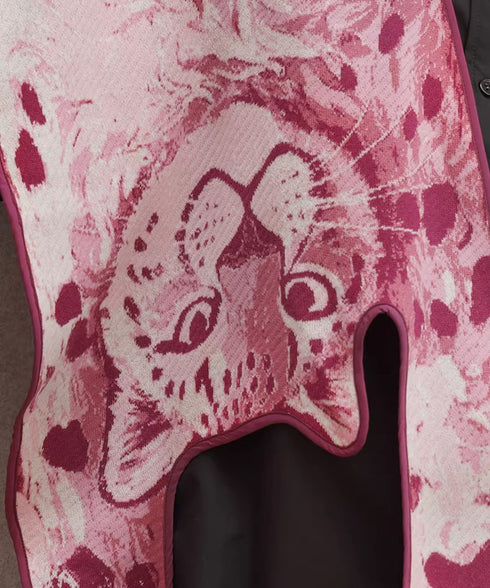 Leopard Art Knit Stole