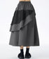 Layered Mesh Flap Skirt