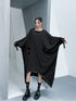 Eyelet Draped Oversized Dress