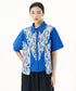 Blue Graphic Blouse